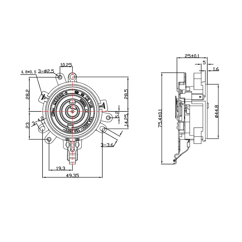 QX568E-R-B Acoplador de termostato de hervidor inteligente automático multifunción