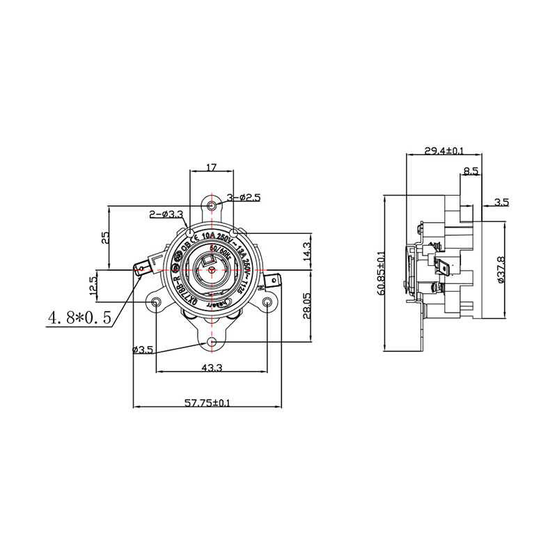 QX778B Acoplador automático de tettle de tres anillos