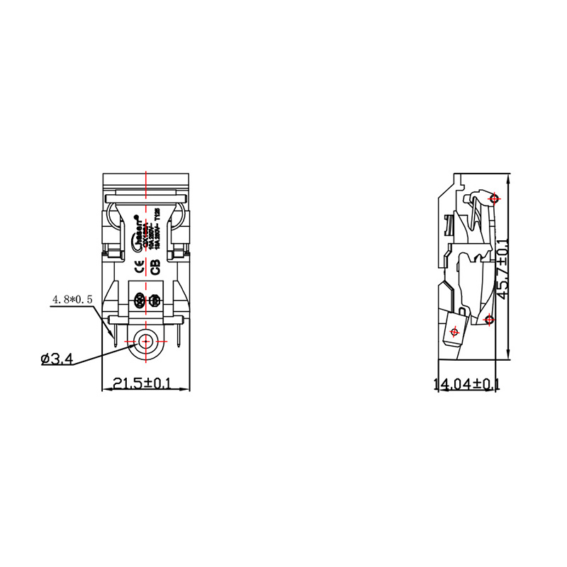 QX188A Interruptor de termostato de tetera de vapor