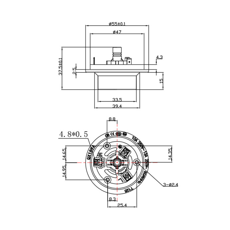 QX189A-3-Z Base de acoplador de termostato de hervidor de agua inteligente suministro de agua automático
