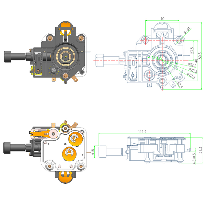 QX-F1 Acoplador de hervidor de temperatura ajustable